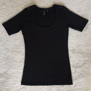 Cynthia Rowley Black T-Shirt